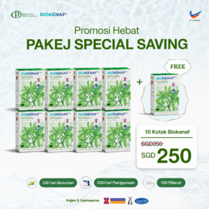 PAKEJ SPECIAL SAVING 10 + 1 BIOKENAF