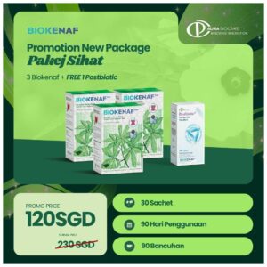 PAKEJ SIHAT (3 KOTAK + 1 POSTBIOTIC)