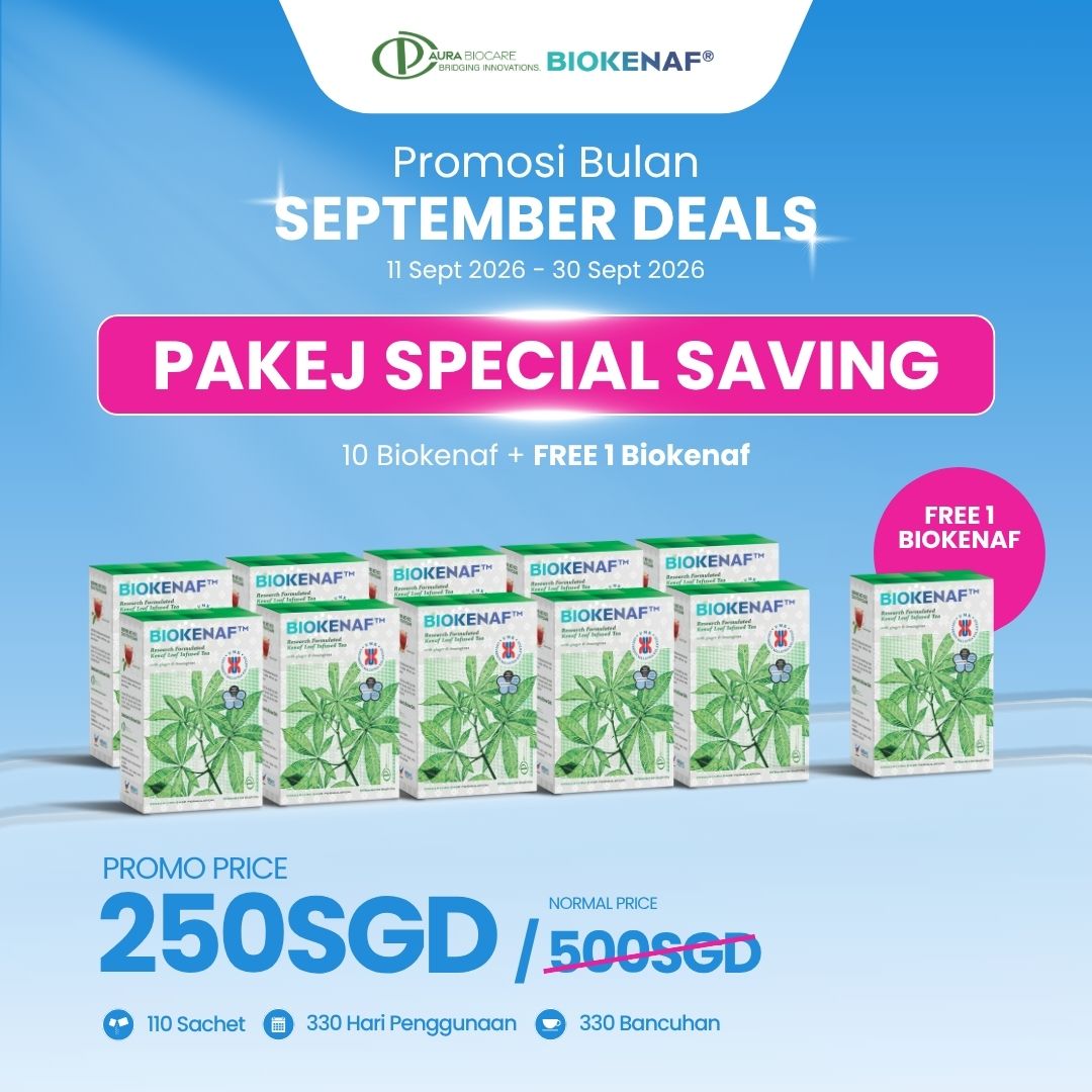 Pakej Special Saving (10 Biokenaf + FREE 1 Biokenaf)